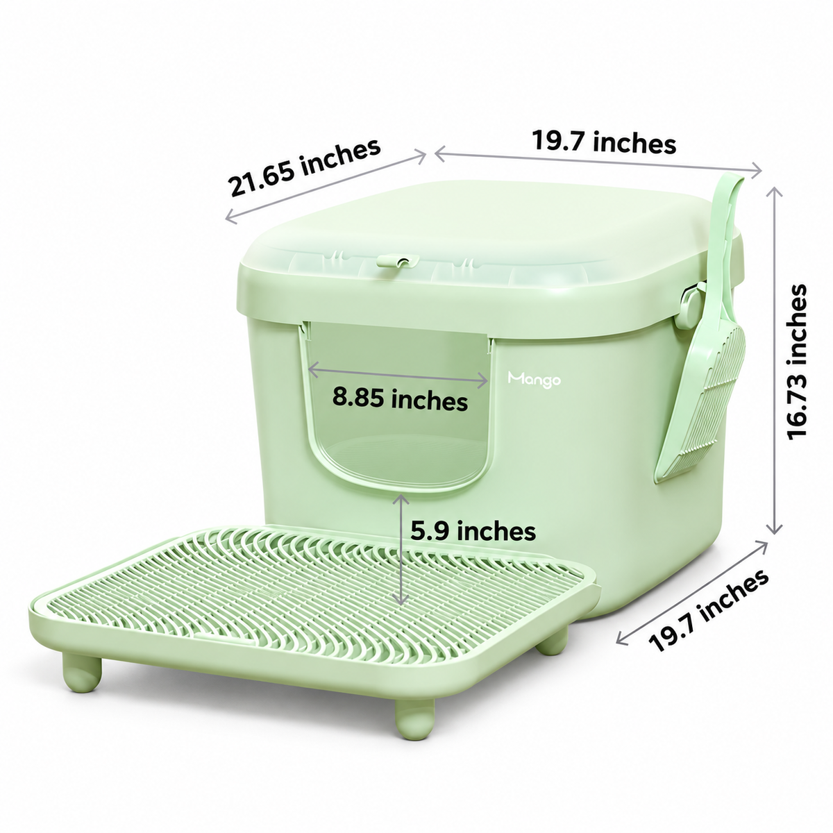 Mango Cube Litter Box XL Complete Set