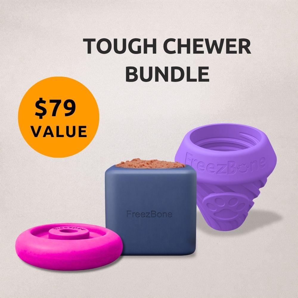 Tough Chewer Bundle - Extra-thick natural rubber for power chewers