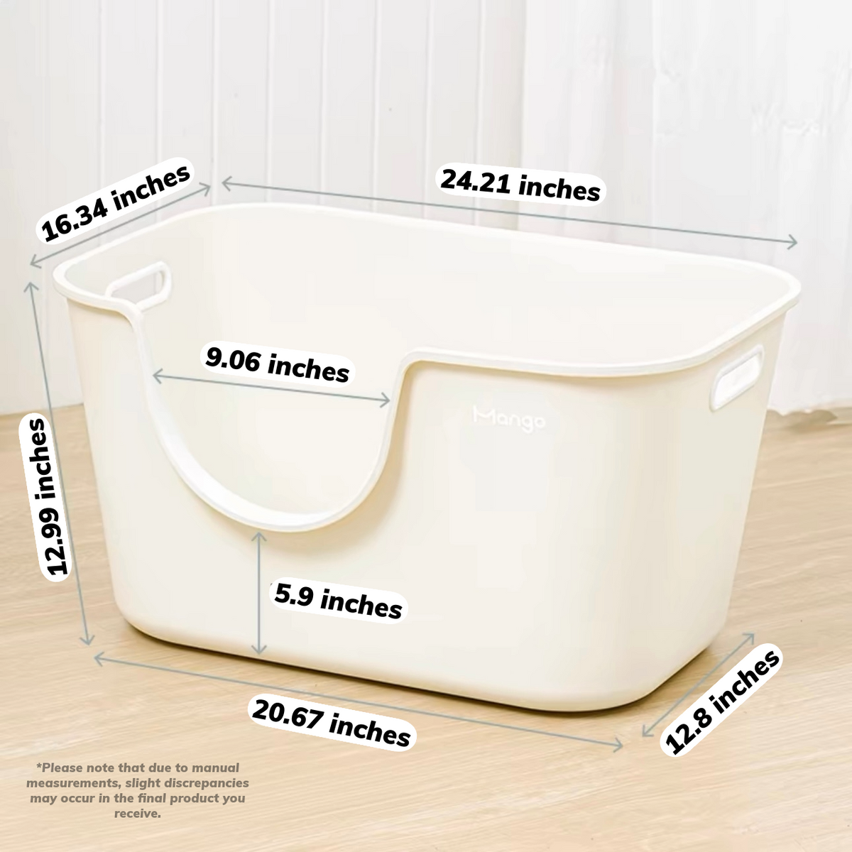 Butter Litter Box XL Set | Extra Large Litter Box with Accessories