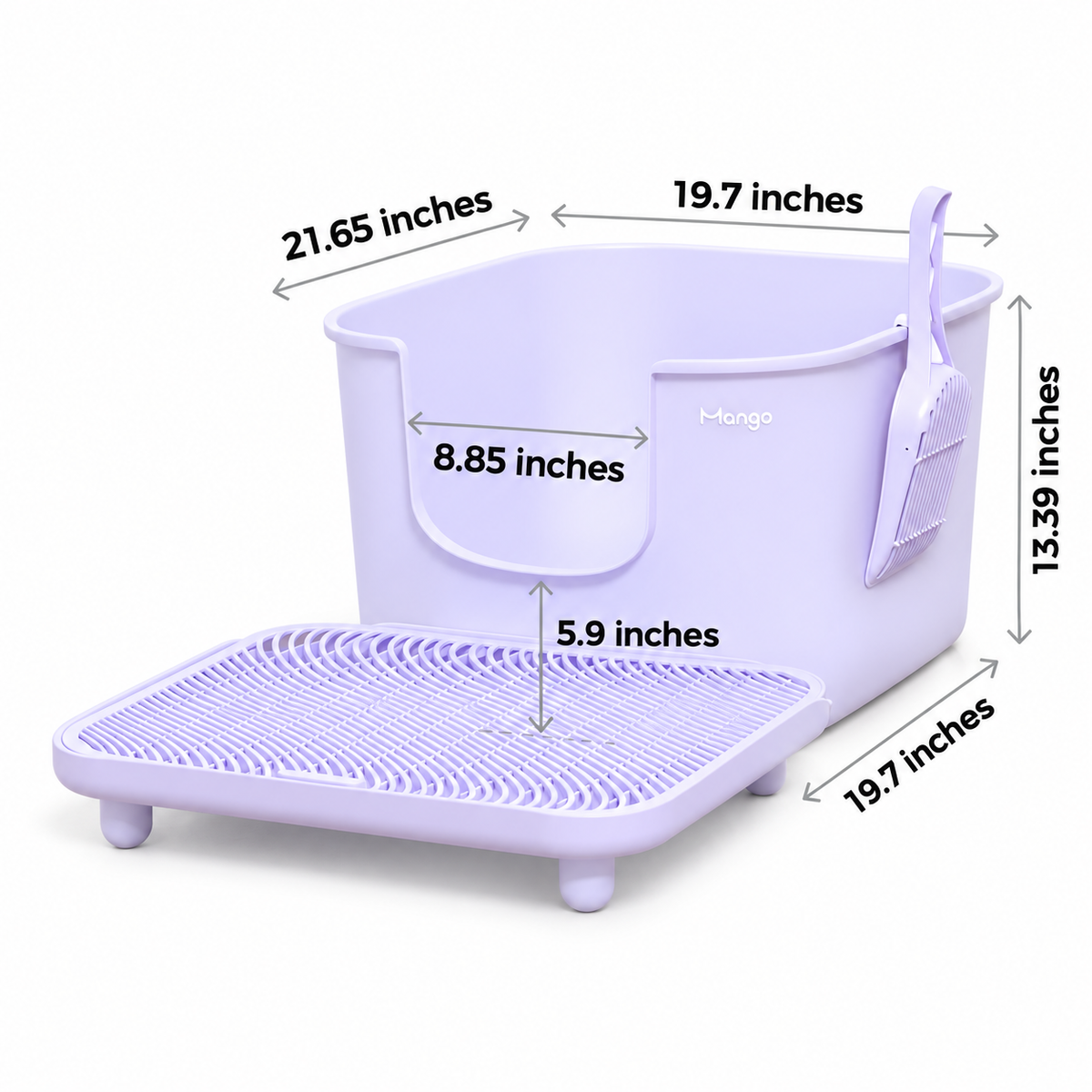 Mango Cube Litter Box XL Complete Set