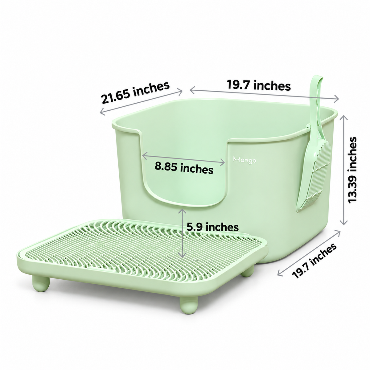 Mango Cube Litter Box XL Complete Set
