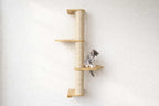 Wall Mounted Cat Climbing Pole - Sisal