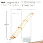 Slanted Cat Scratcher for Wall