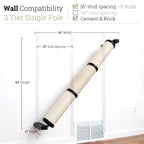 Slanted Cat Scratcher for Wall