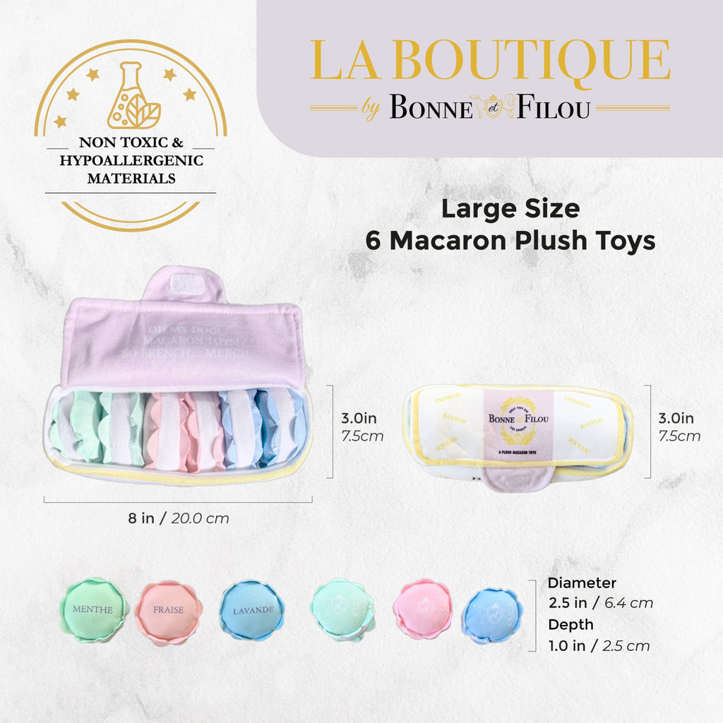 Plush Squeaky Dog Toy Set | Large