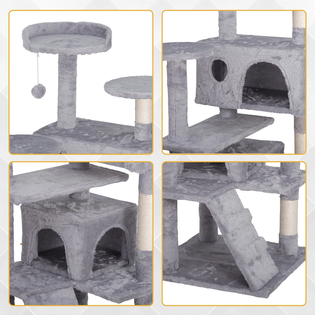 Double Condo Multi-Level Cat Tower