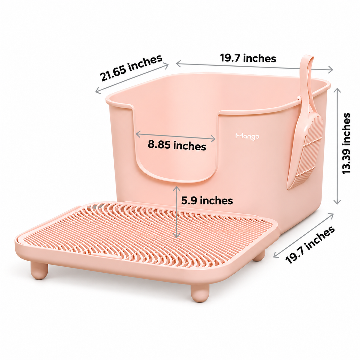 Mango Cube Litter Box XL Complete Set