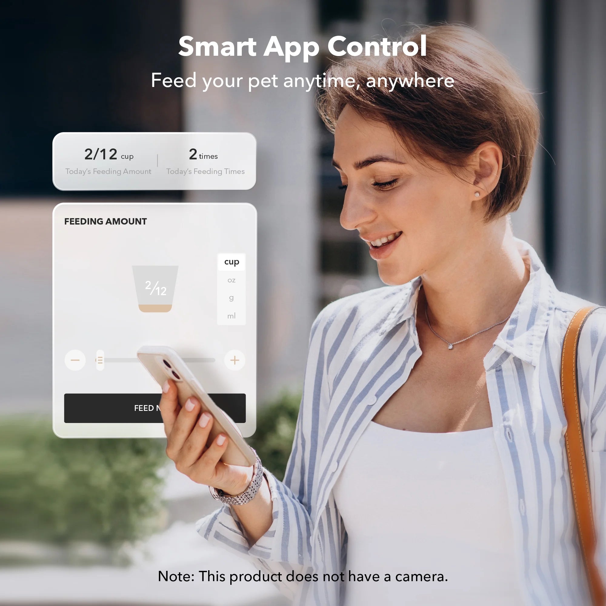 WiFi Dual Bowl Automatic Cat Feeder