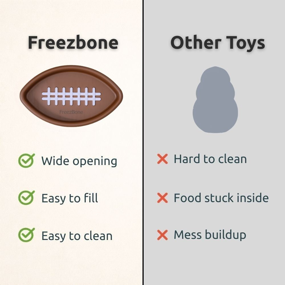 FreezFootball | Tough Enrichment Football Toy