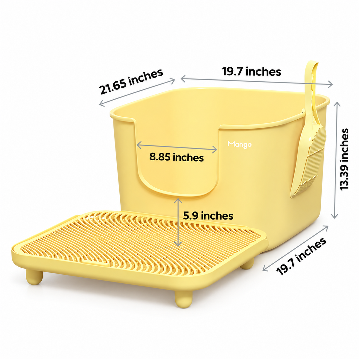 Mango Cube Litter Box XL Complete Set