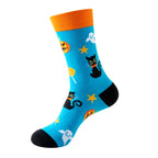Halloween Candy Black Cat Socks