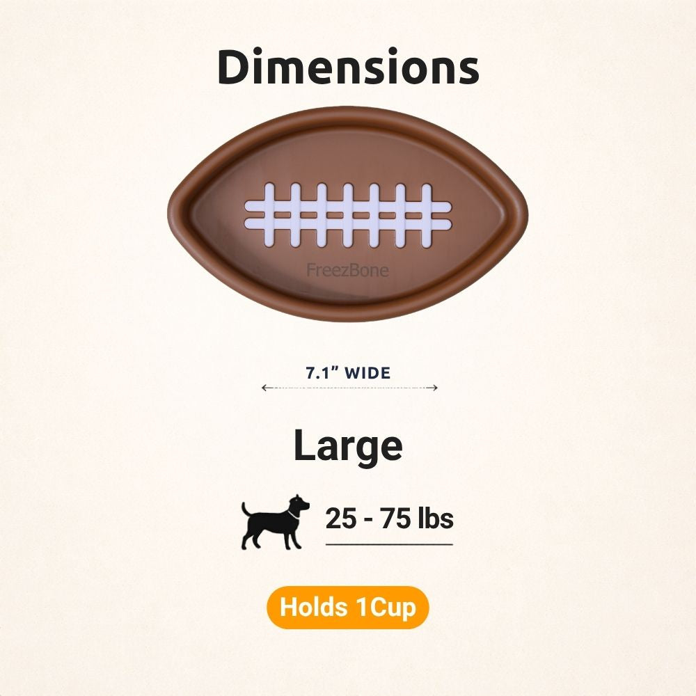 FreezFootball | Tough Enrichment Football Toy