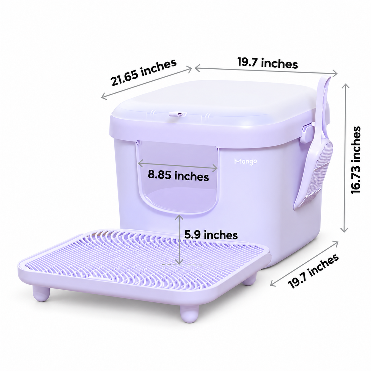 Mango Cube Litter Box XL Complete Set
