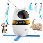 Automatic 3 in 1 Interactive Cat Toy with Laser and Feather 1 - MiniPaw Luxe