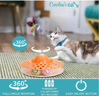 Automatic Butterfly Cat Toy with Catnip Ball Track 4 - MiniPaw Luxe