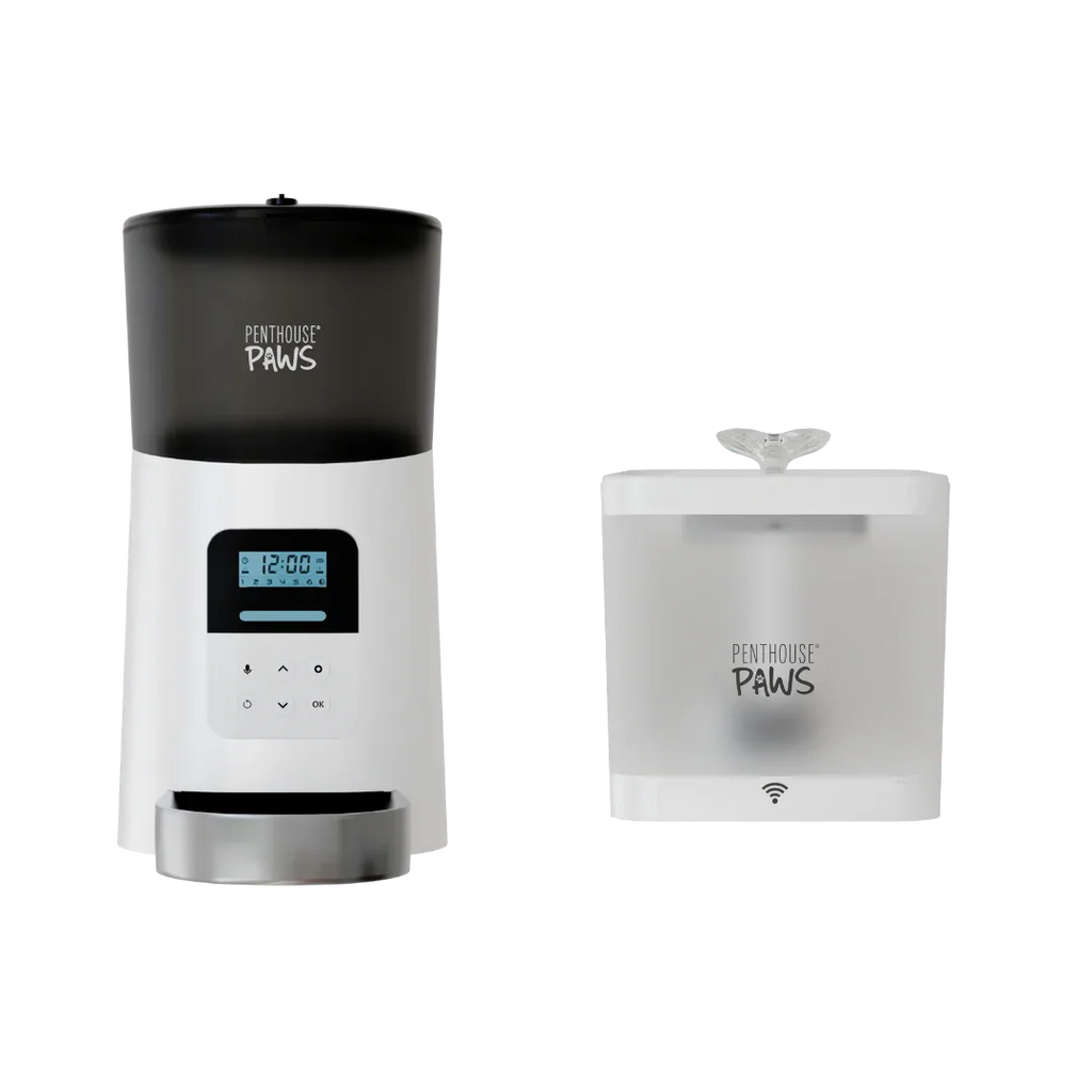 Automatic Cat Feeder & Smart Water Fountain 8 - MiniPaw Luxe