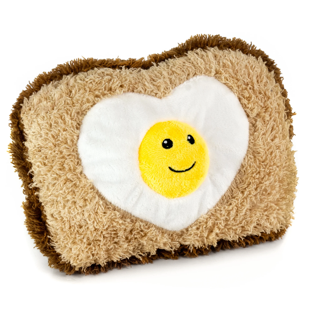 Avocado Toast and Egg Plush Squeaky Toy Set