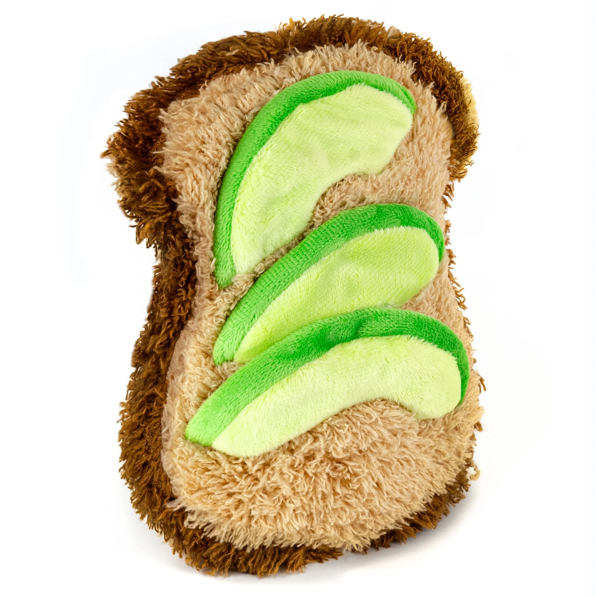Avocado Toast and Egg Plush Squeaky Toy Set