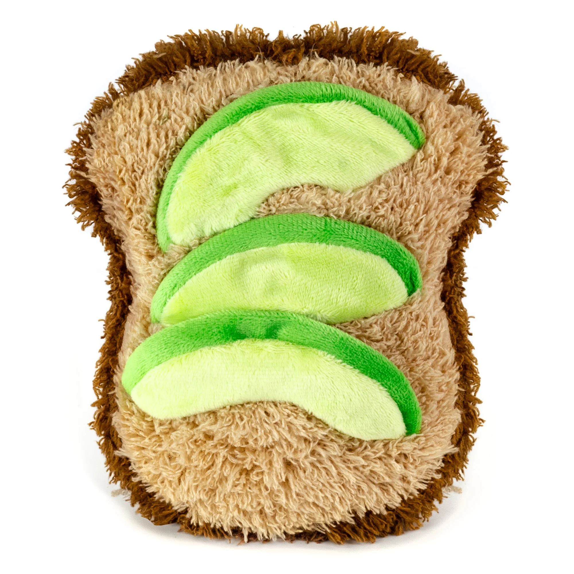 Avocado Toast and Egg Plush Squeaky Toy Set
