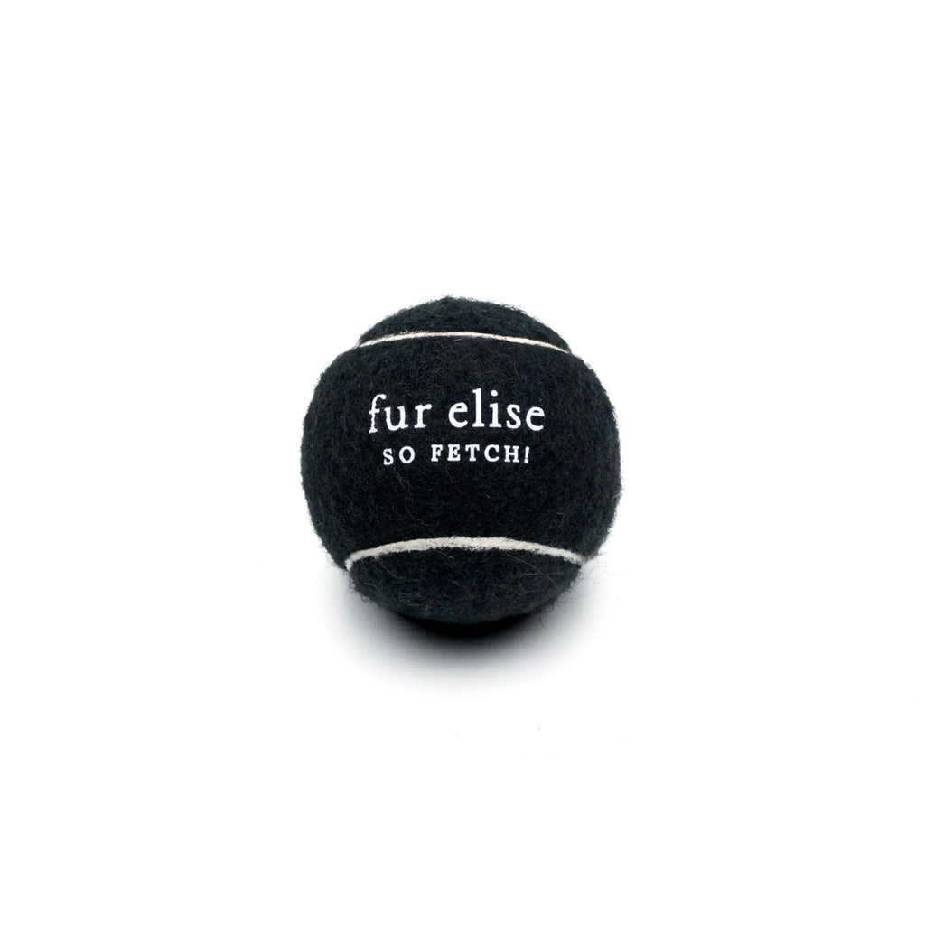 Fur Elise So Fetch! Tennis Ball Pack of 3 - Noire
