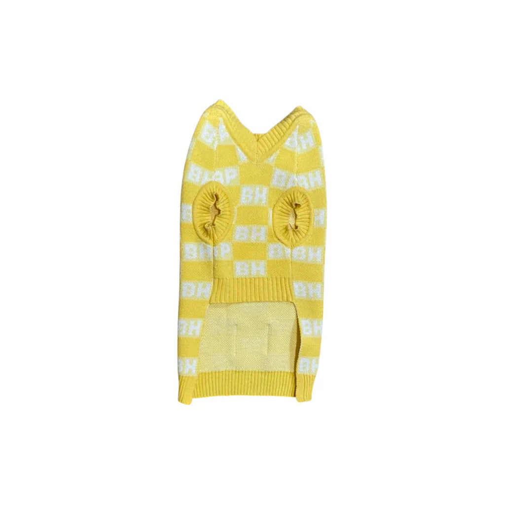 BP x BH Check Sweater Vest 2 - MiniPaw Luxe
