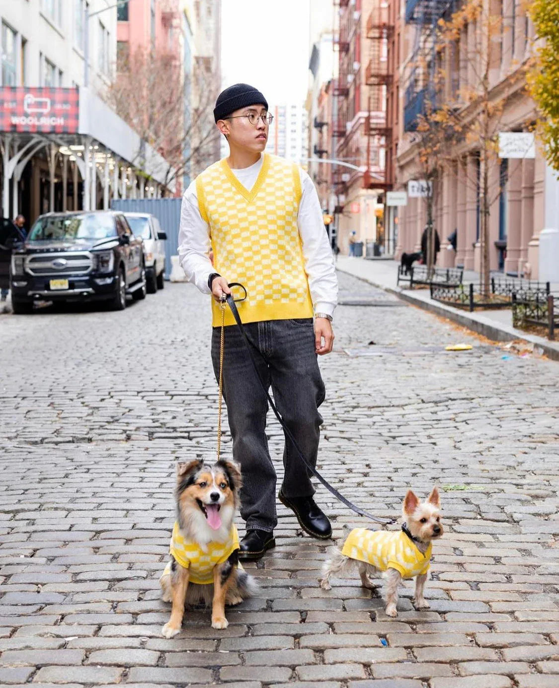 BP x BH Check Sweater Vest 7 - MiniPaw Luxe