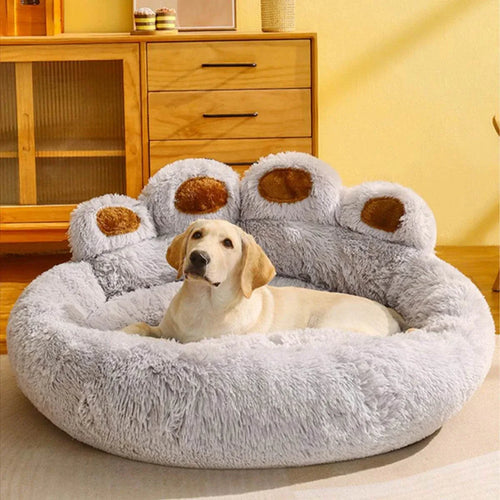 Big Paw Plush Pet Sofa Bed 1 - MiniPaw Luxe