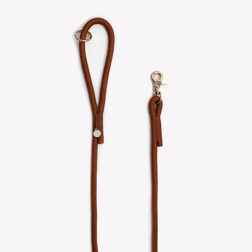 Braided Rope Leash | Clay 2 - MiniPaw Luxe