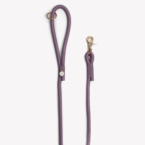 Braided Rope Leash | Lilac 2 - MiniPaw Luxe