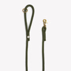 Braided Rope Leash | Moss Green 2 - MiniPaw Luxe