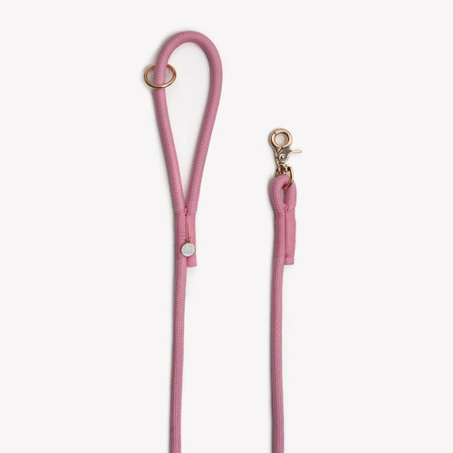 Braided Rope Leash | Pink 2 - MiniPaw Luxe