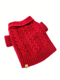 Brooklyn Cashmere Cardigan | Garnet 1 - MiniPaw Luxe