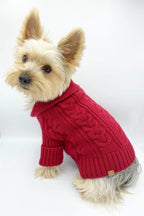 Brooklyn Cashmere Cardigan | Garnet 3 - MiniPaw Luxe