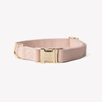 Canvas Dog Collar | Baby Pink 1 - MiniPaw Luxe