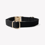 Canvas Dog Collar | Black 2 - MiniPaw Luxe