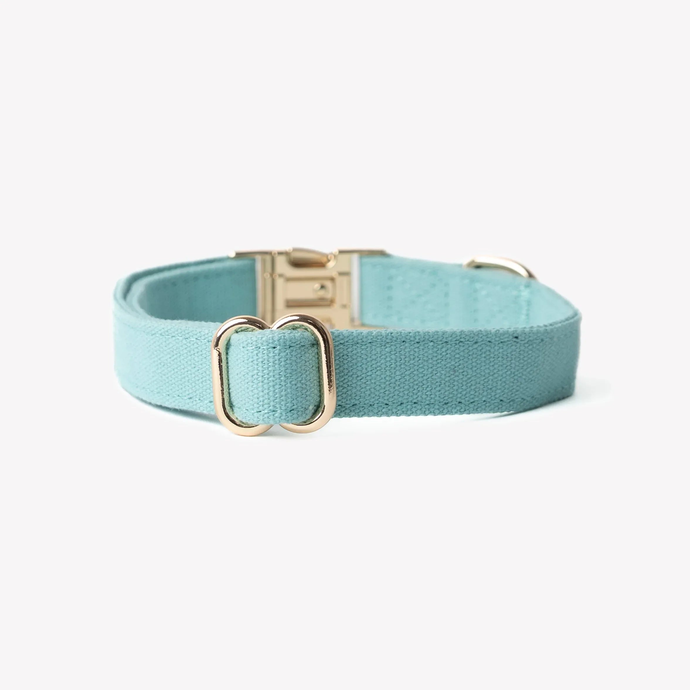Canvas Dog Collar | Blue 2 - MiniPaw Luxe