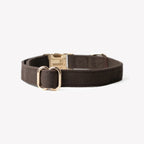 Canvas Dog Collar | Brown 2 - MiniPaw Luxe