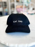 Cat Dad Hat Black 1 - MiniPaw Luxe