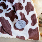Chocolate Cow Dog Blanket 5 - MiniPaw Luxe