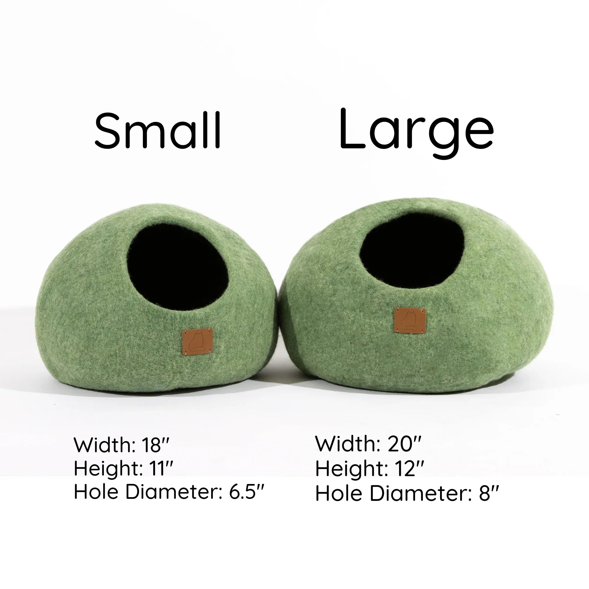 Citrus Green | Round Style Cave 4 - MiniPaw Luxe