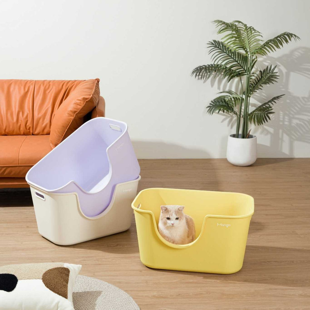 Butter Litter Box XL Set | Extra Large Litter Box with Accessories