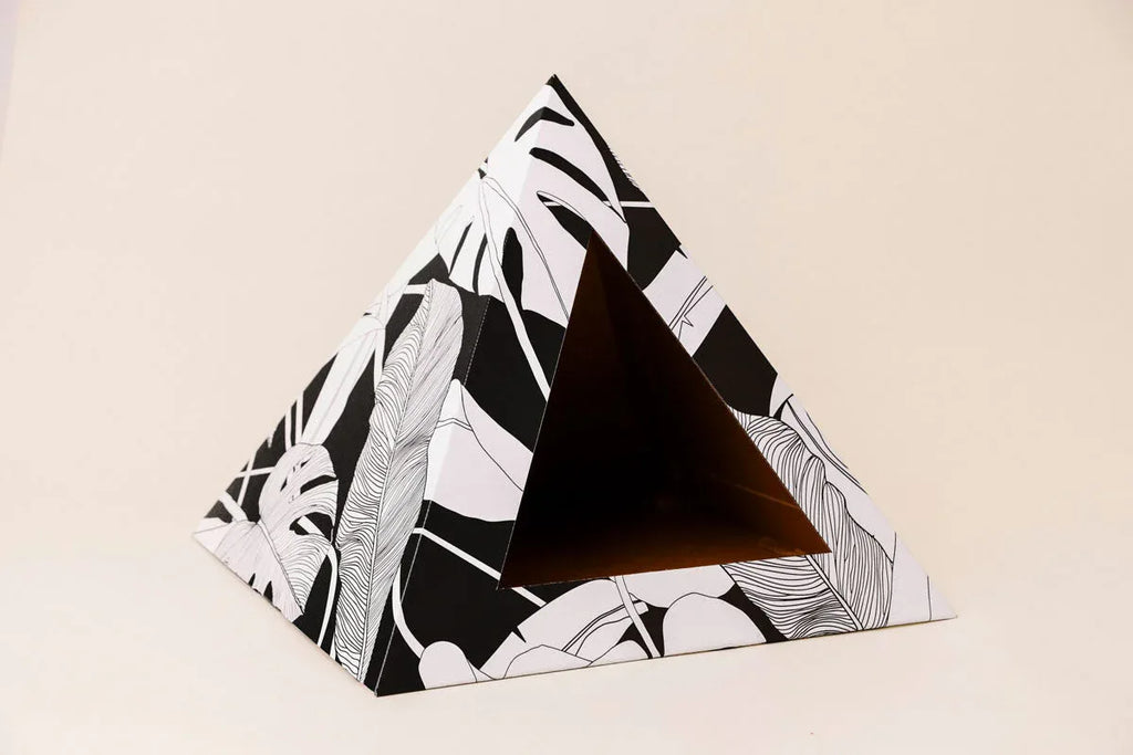 'Dark Paradise' Cat Pyramid 5 - MiniPaw Luxe