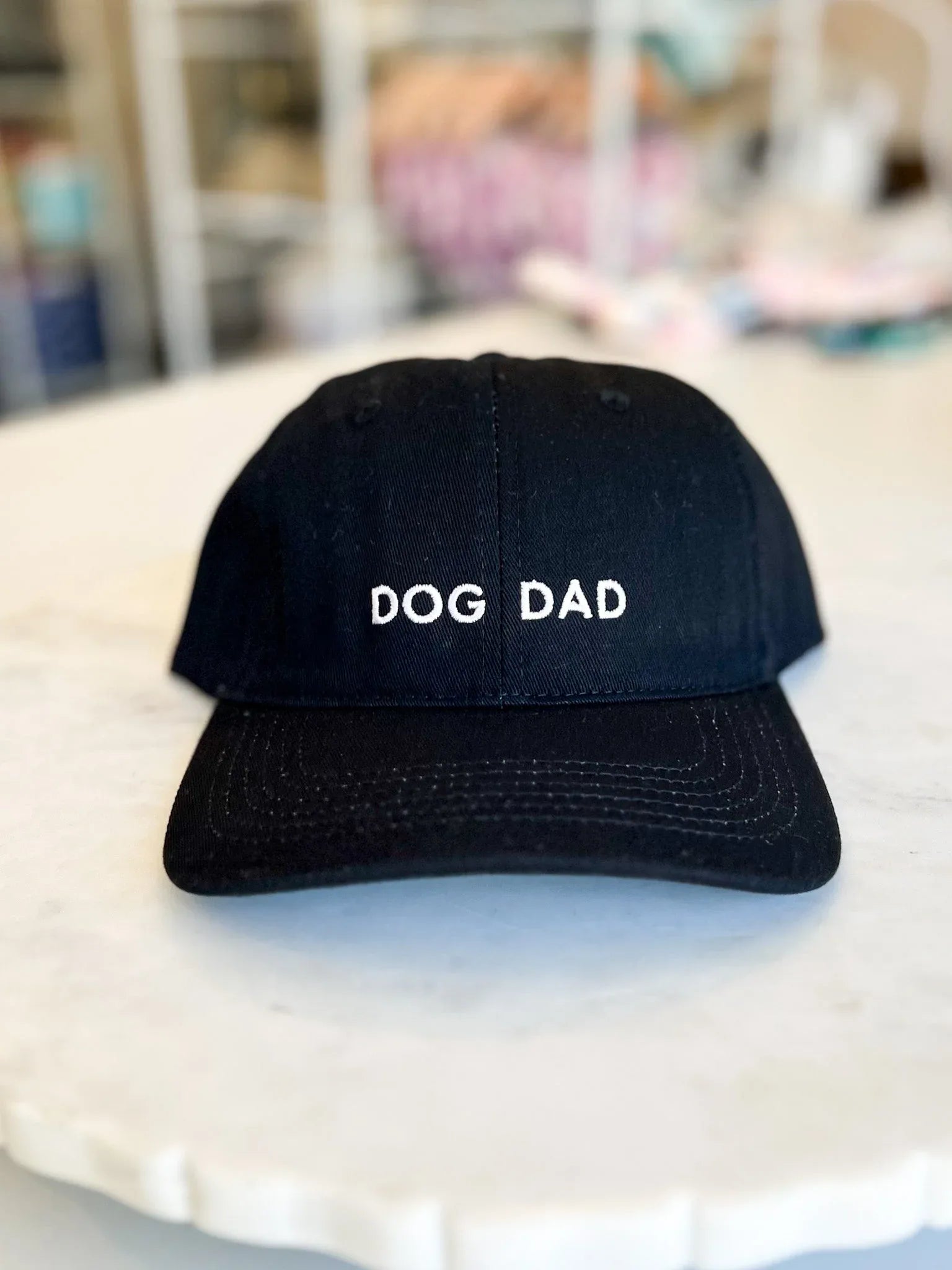 Dog Dad Hat Black 1 - MiniPaw Luxe