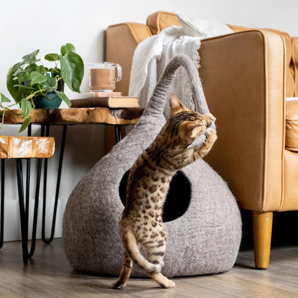 Earth Brown | Tail Style Cave 4 - MiniPaw Luxe