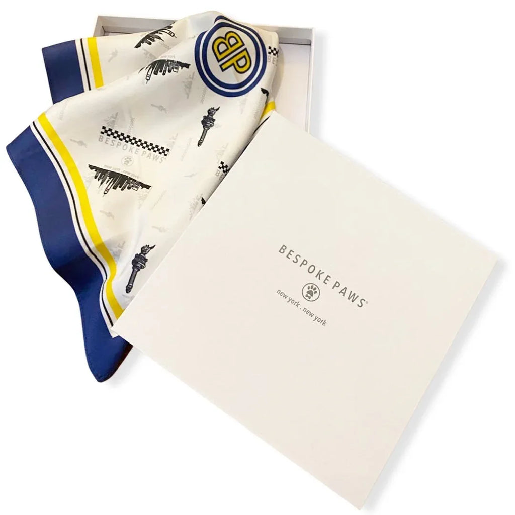 Erin Silk Twill Dog Scarf or Bandana 1 - MiniPaw Luxe