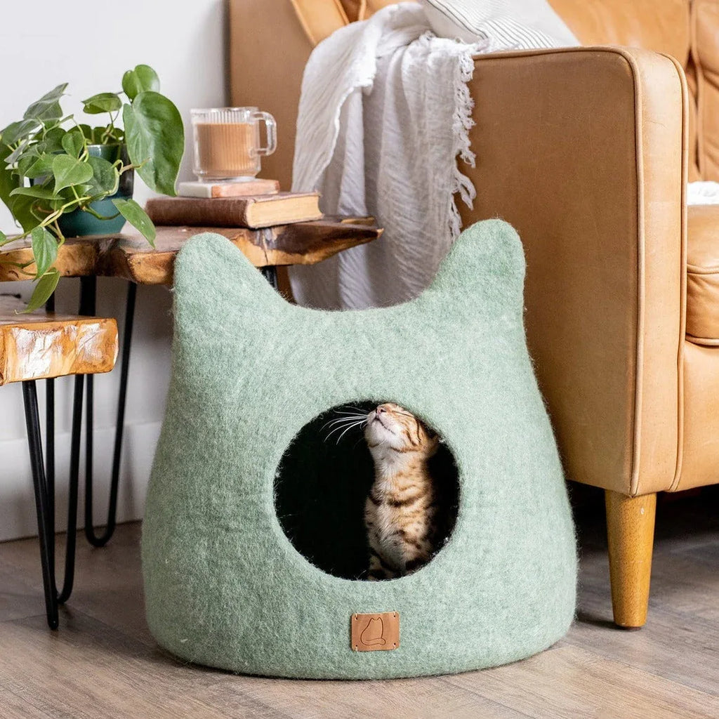Eucalyptus Green | Ear Style Cave 1 - MiniPaw Luxe