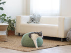 Eucalyptus Green | Round Style Cave 2 - MiniPaw Luxe