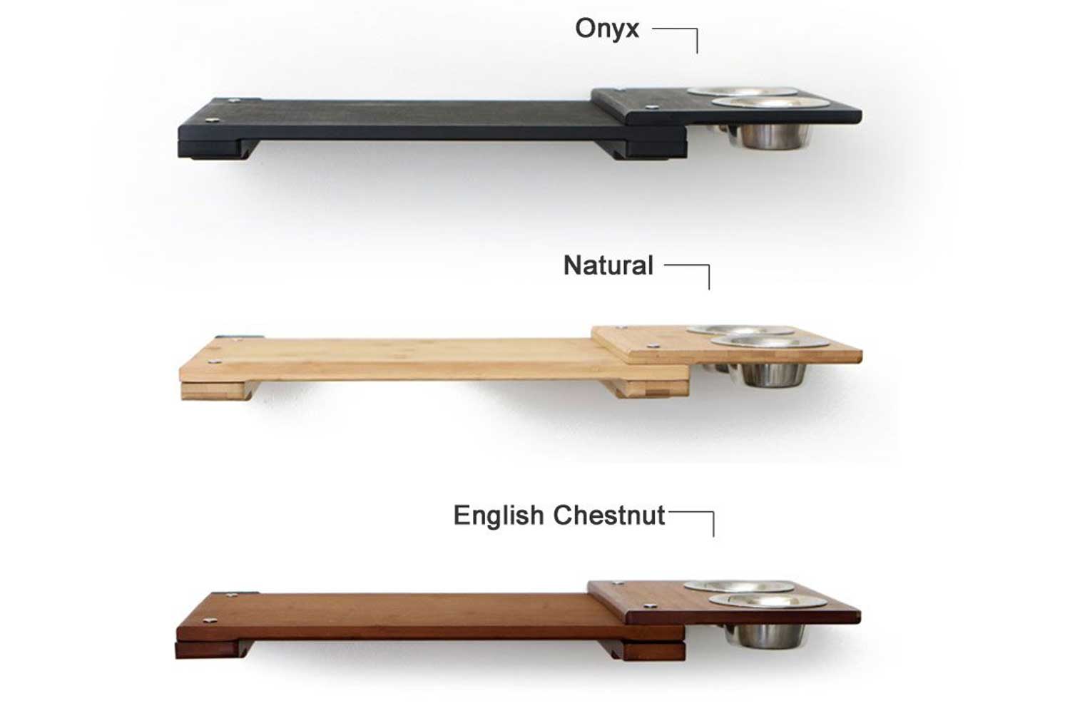 Wall Mounted Cat Feeding Shelf