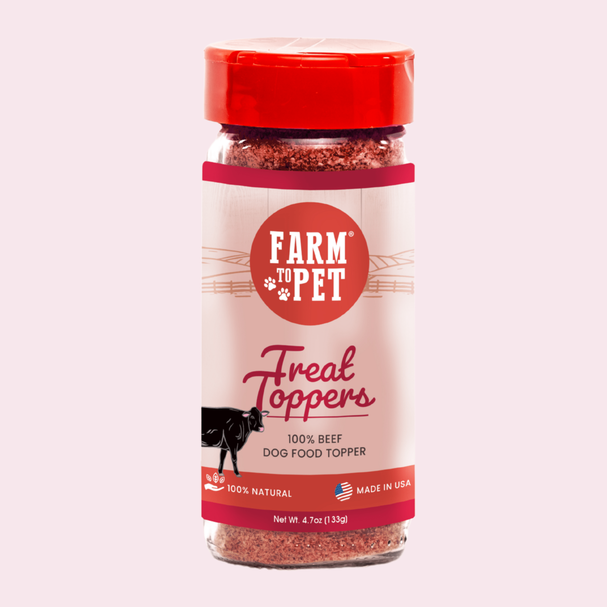 Treat Topper Beef Pet Food Topper | Powdered Meal Topper for Pets