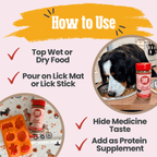 Treat Topper Beef Pet Food Topper | Powdered Meal Topper for Pets
